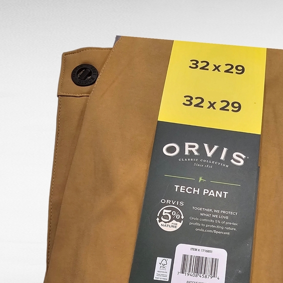 Orvis Trek Pants Mens 32 x 29 - Picture 8 of 10